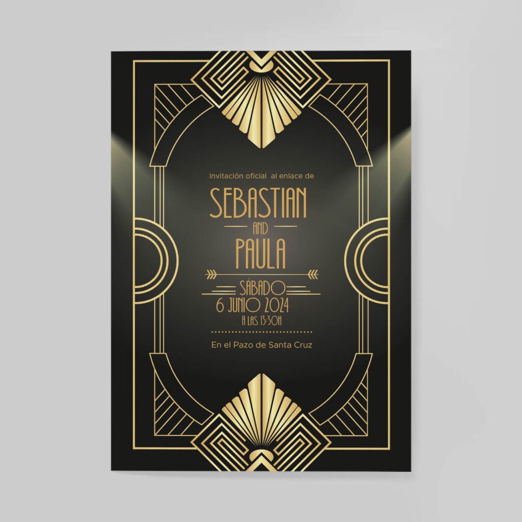 Invitaciones de boda personal y acabados premium