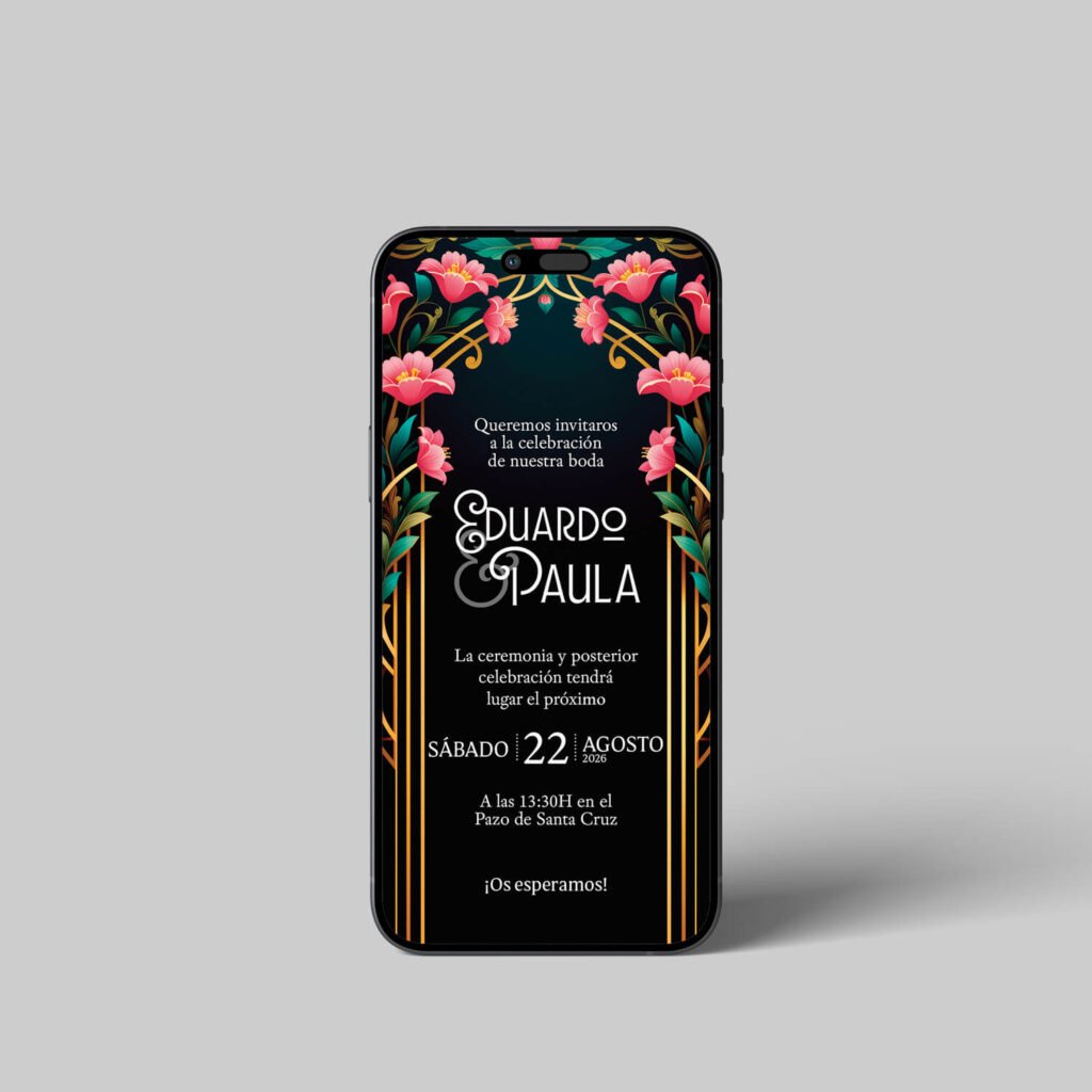 Invitaciones de boda personal y acabados premium