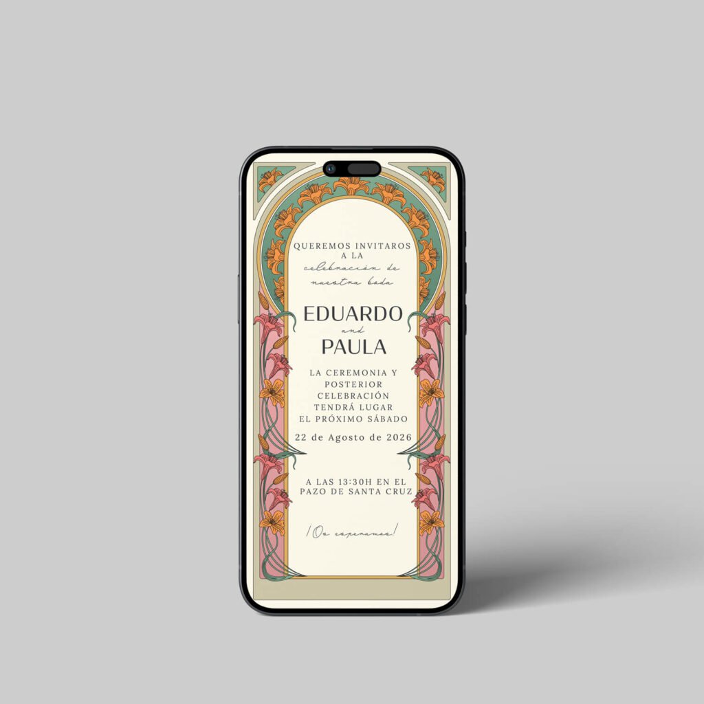 Invitaciones de boda personal y acabados premium