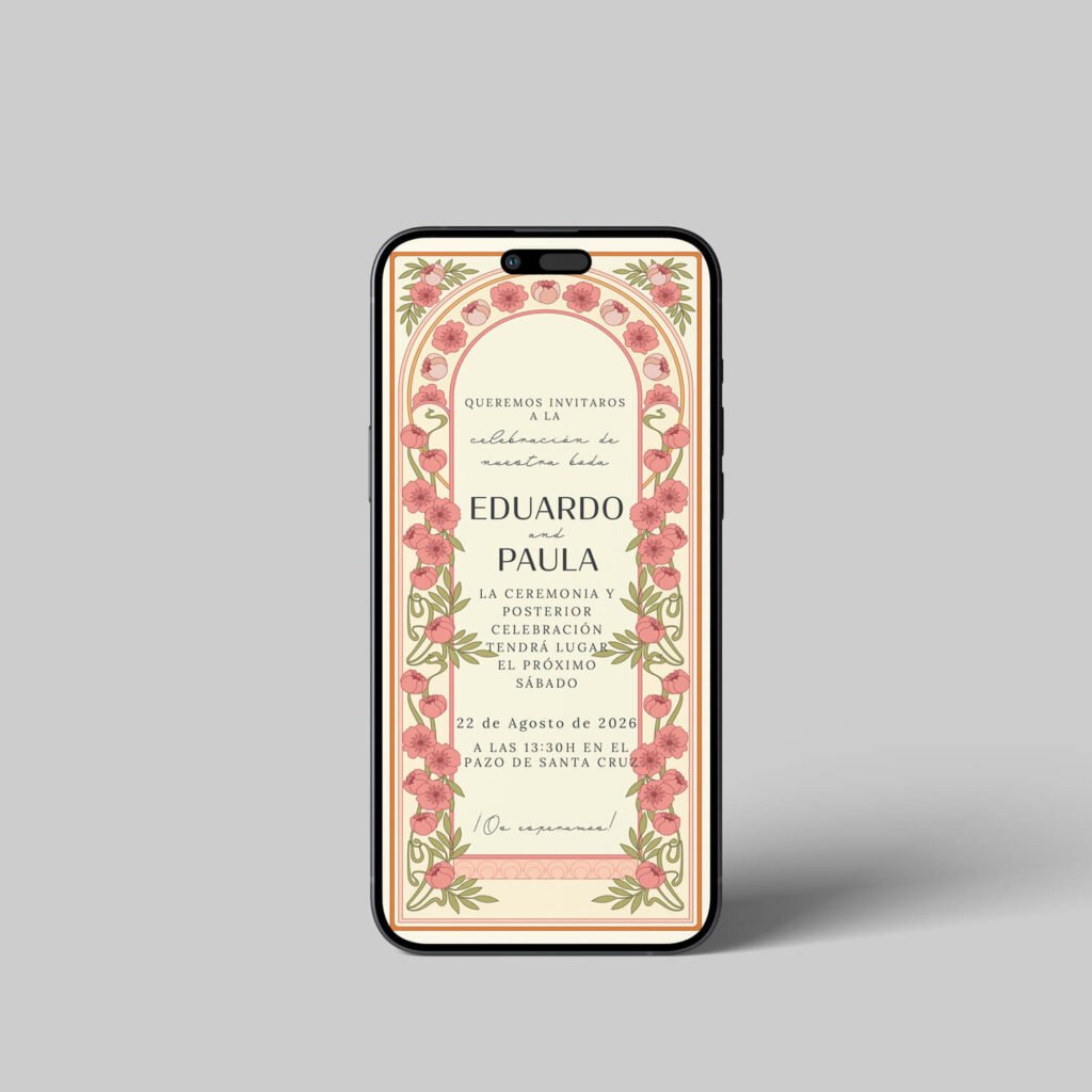 Invitaciones de boda personal y acabados premium
