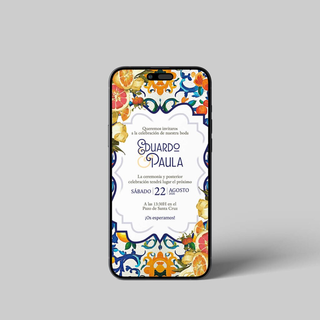 Invitaciones de boda personal y acabados premium
