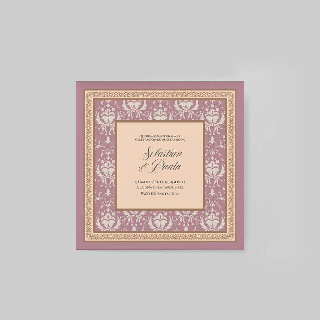 Invitaciones de boda personal y acabados premium