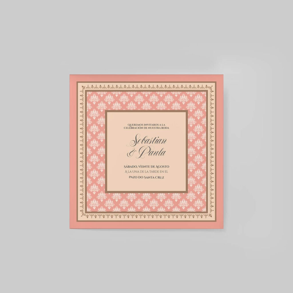 Invitaciones de boda personal y acabados premium