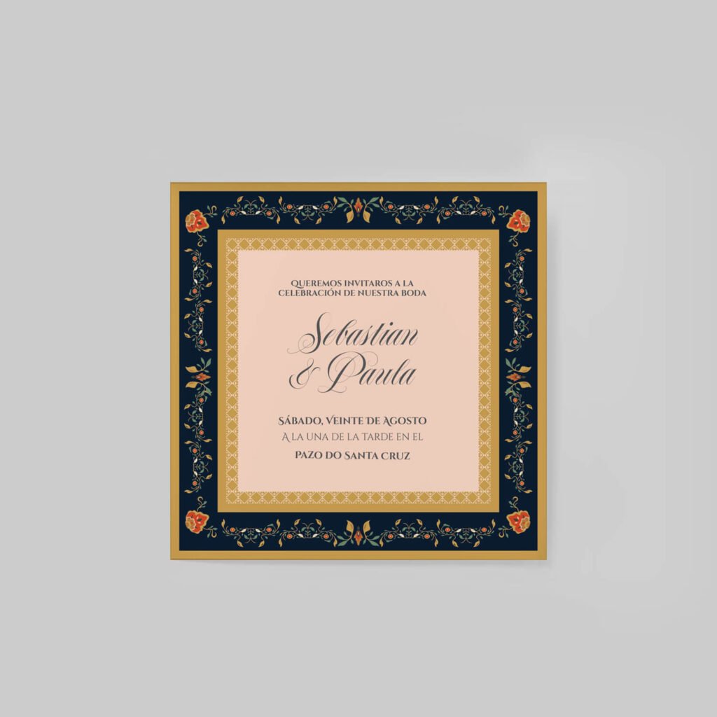 Invitaciones de boda personal y acabados premium