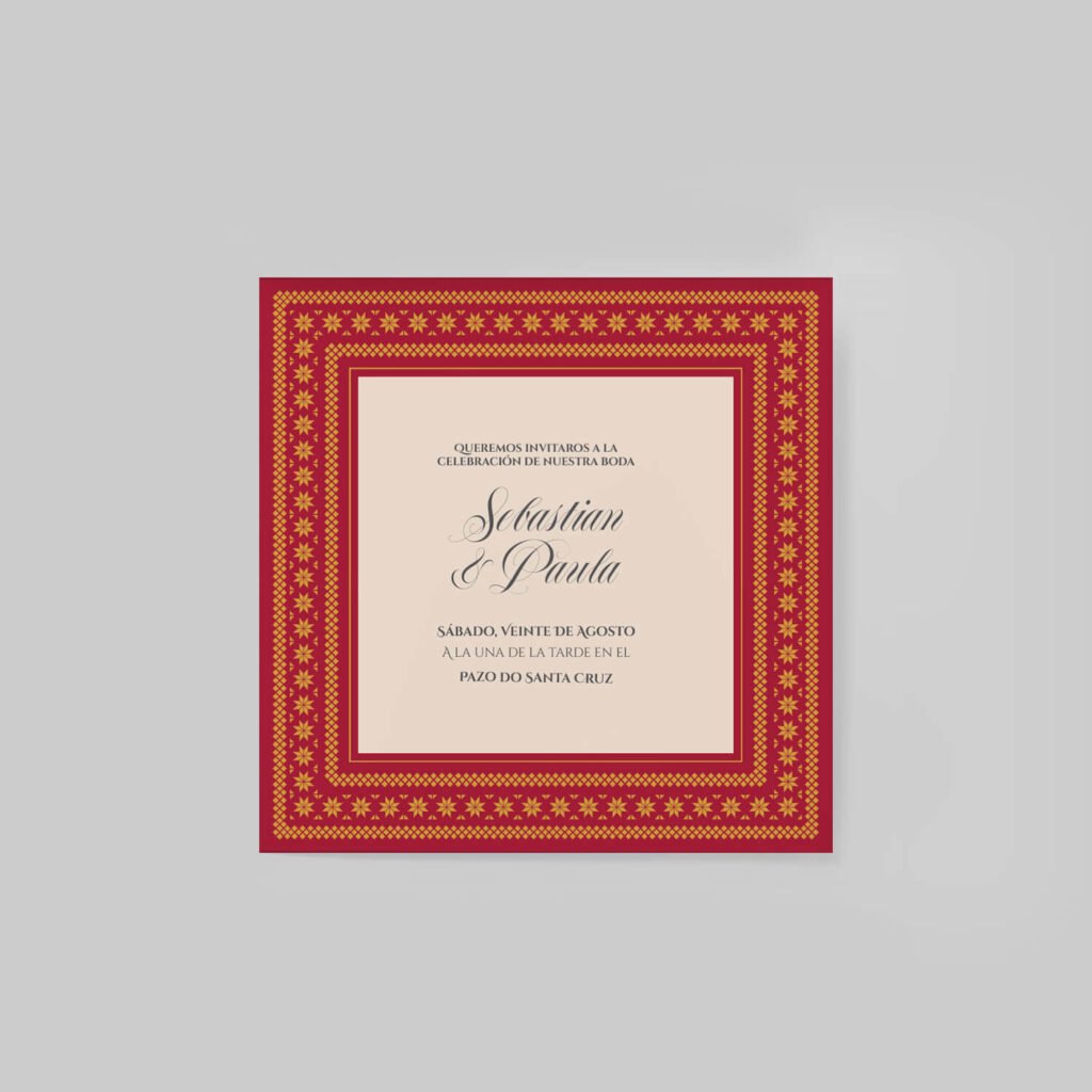 Invitaciones de boda personal y acabados premium