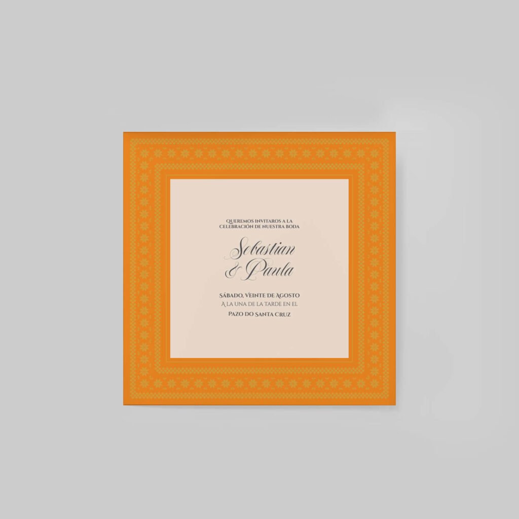 Invitaciones de boda personal y acabados premium