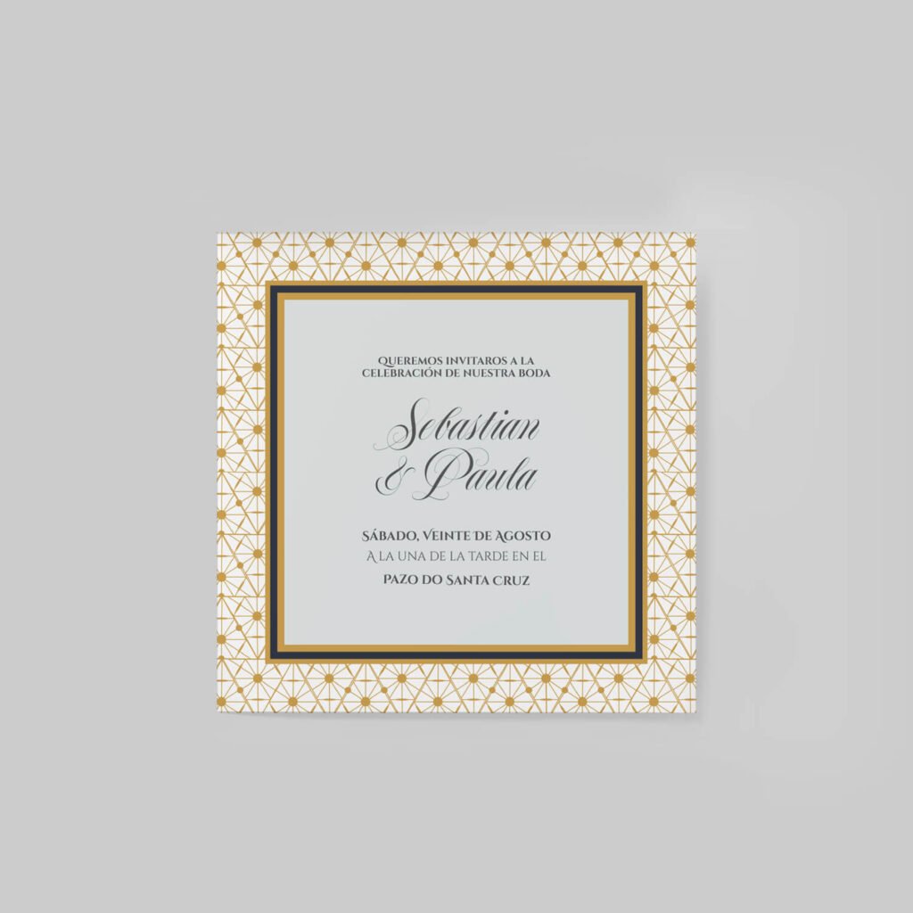 Invitaciones de boda personal y acabados premium