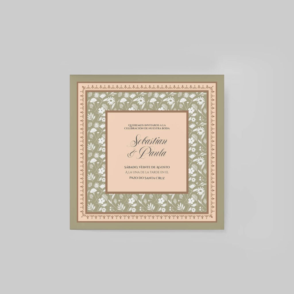 Invitaciones de boda personal y acabados premium