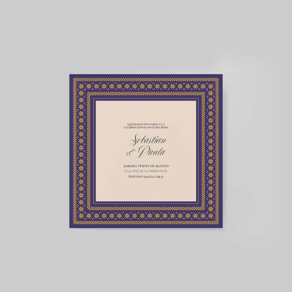 Invitaciones de boda personal y acabados premium