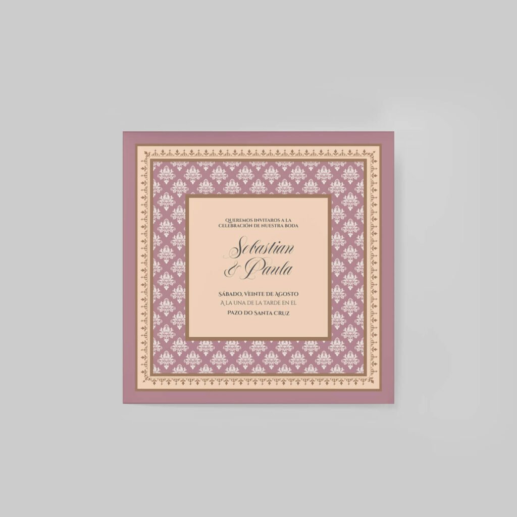 Invitaciones de boda personal y acabados premium
