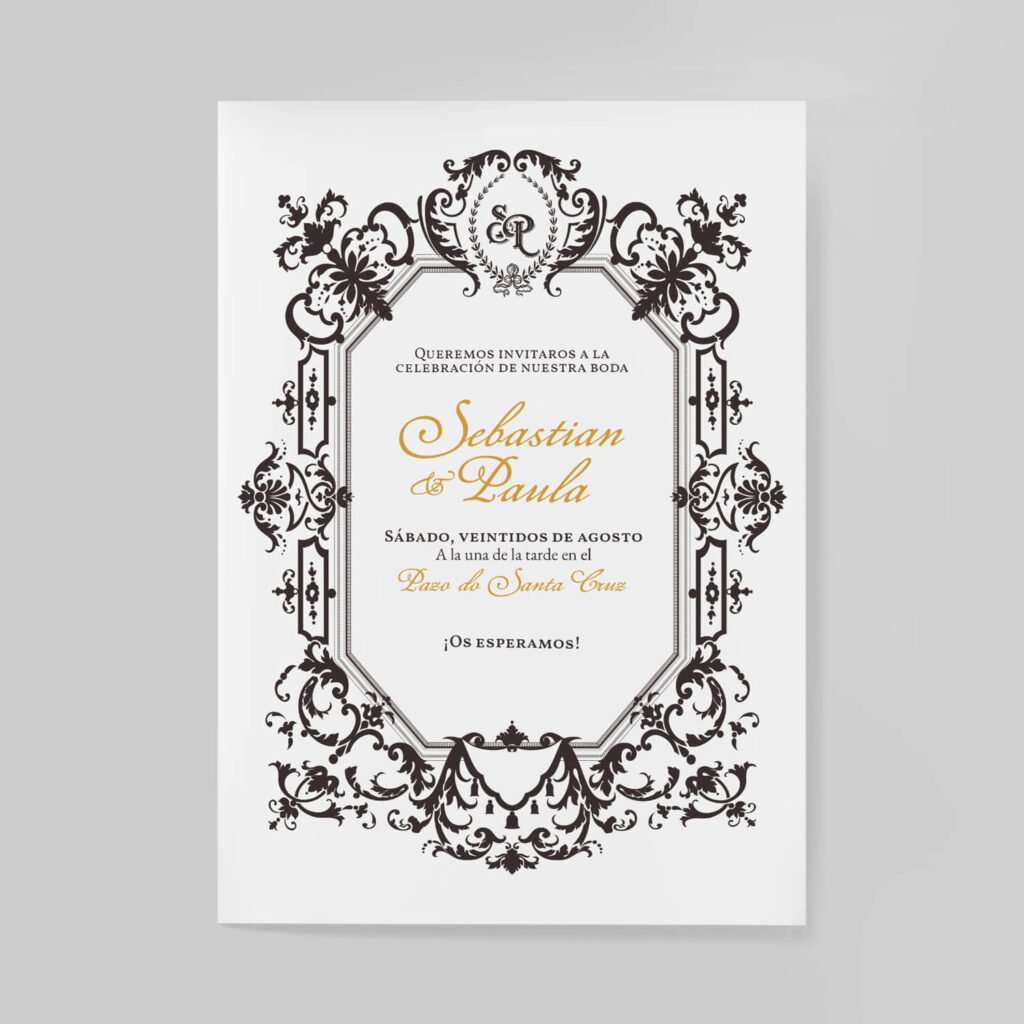 Invitaciones de boda personal y acabados premium