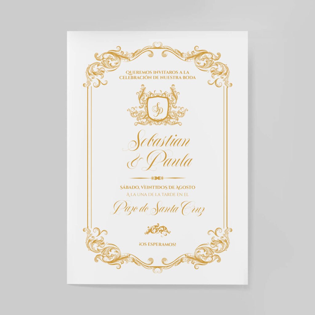 Invitaciones de boda personal y acabados premium