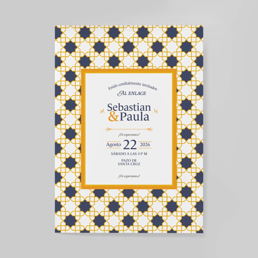 Invitaciones de boda personalizadas con diseño artesanal y acabados premium