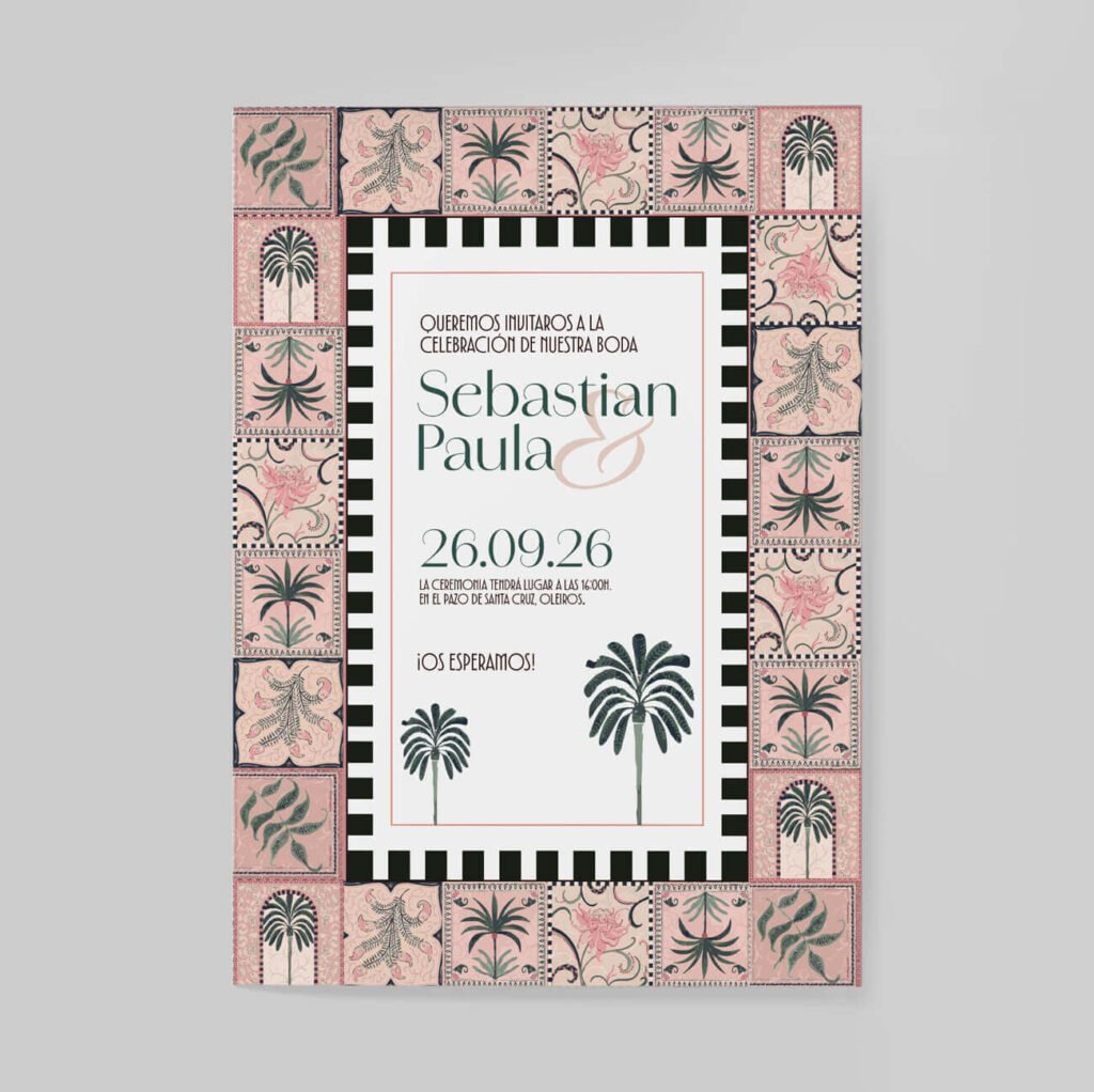 Invitaciones de boda personalizadas con diseño artesanal y acabados premium
