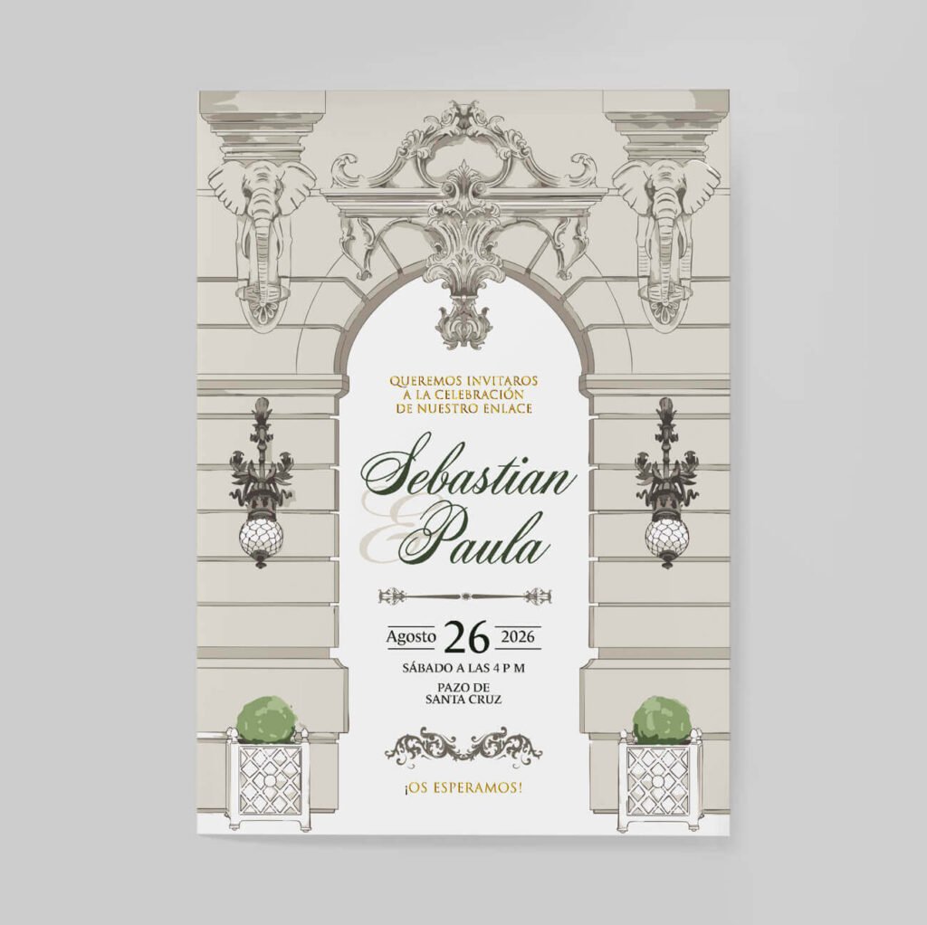 Invitaciones de boda personalizadas con diseño artesanal y acabados premium