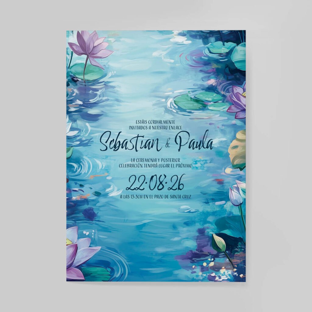 Invitaciones de boda personalizadas con diseño artesanal y acabados premium
