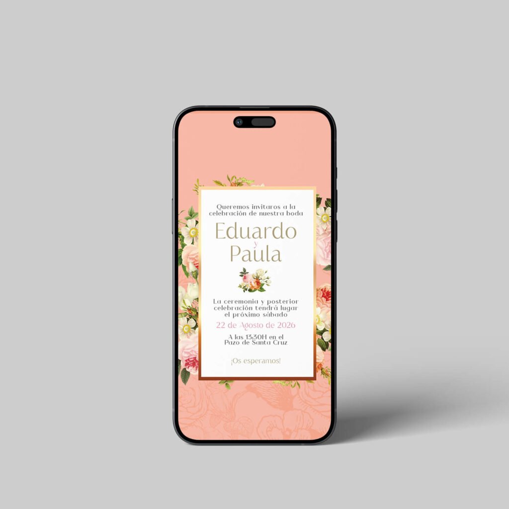 Invitaciones de boda personalizadas con diseño artesanal y acabados premium