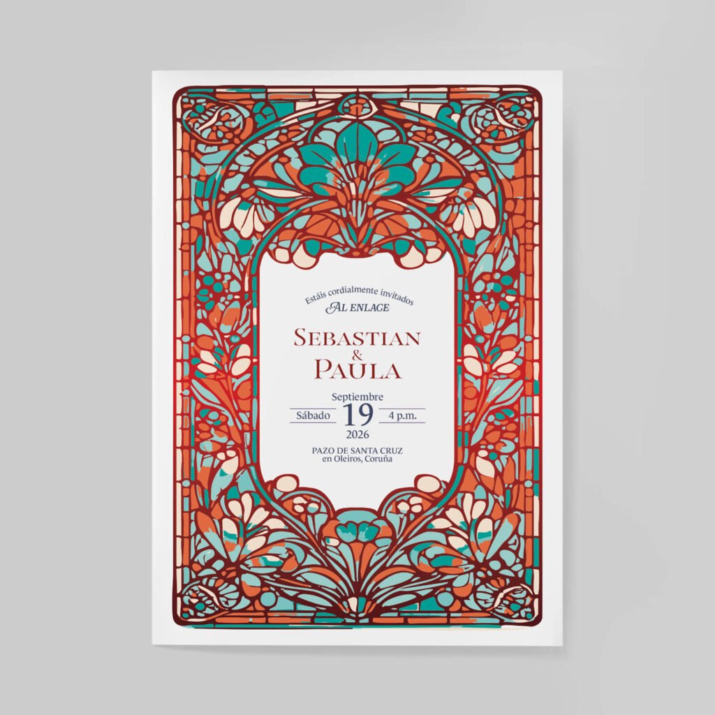 Invitaciones de boda personalizadas con diseño artesanal y acabados premium
