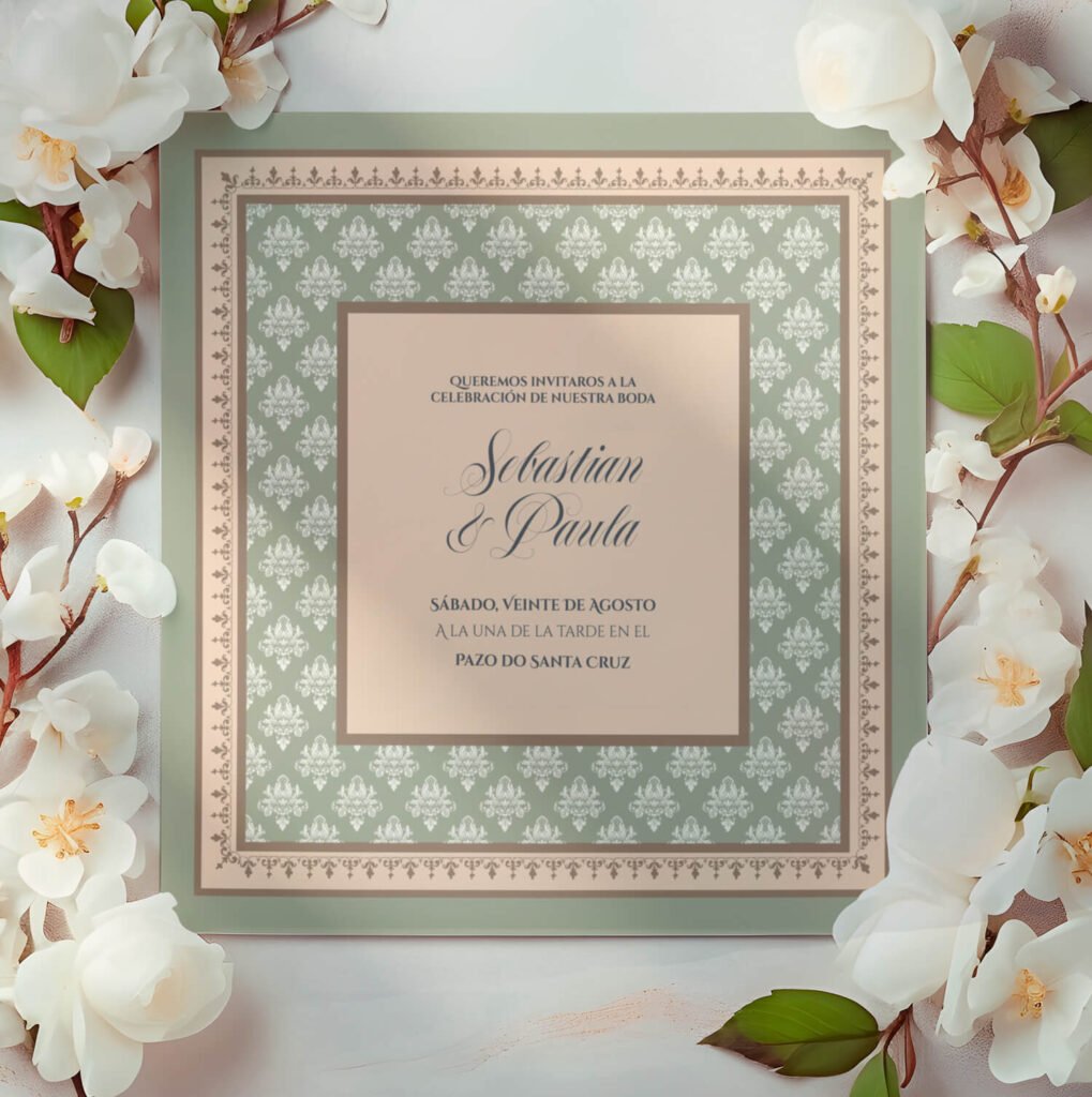 Invitaciones de boda personal y acabados premium
