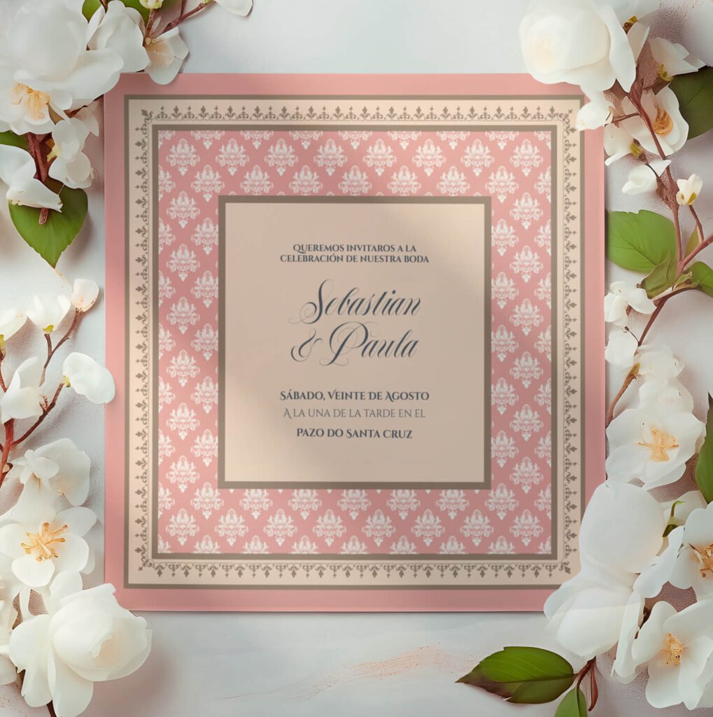 Invitaciones de boda personal y acabados premium