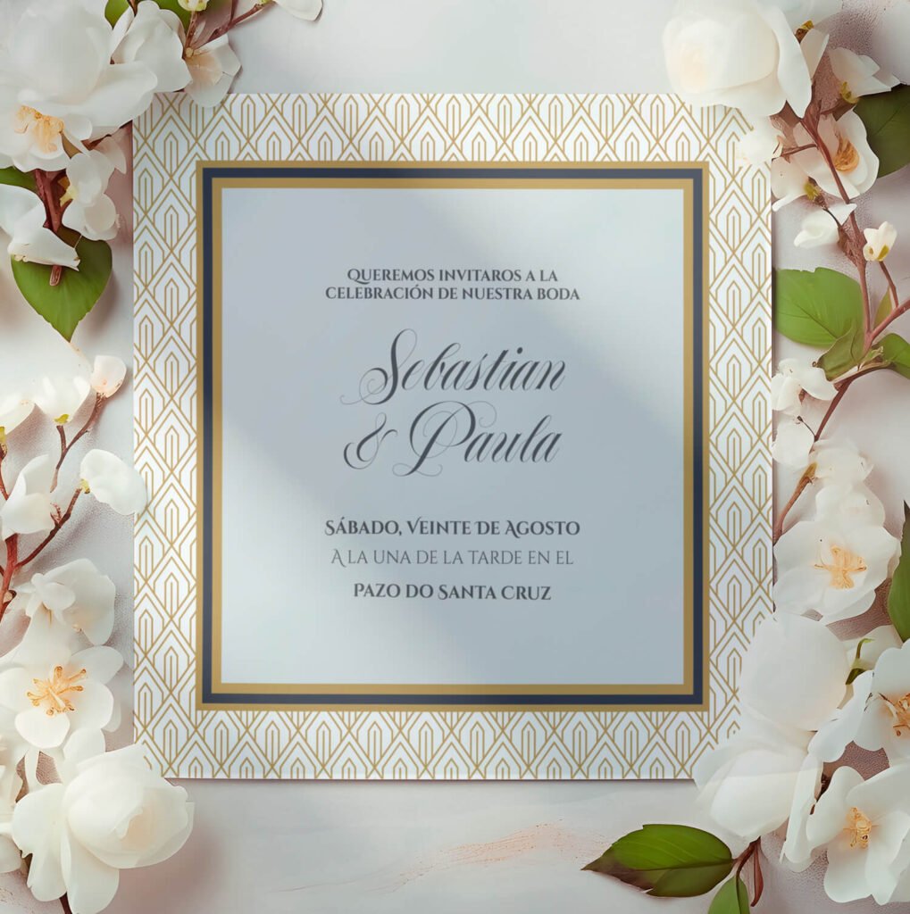 Invitaciones de boda personal y acabados premium