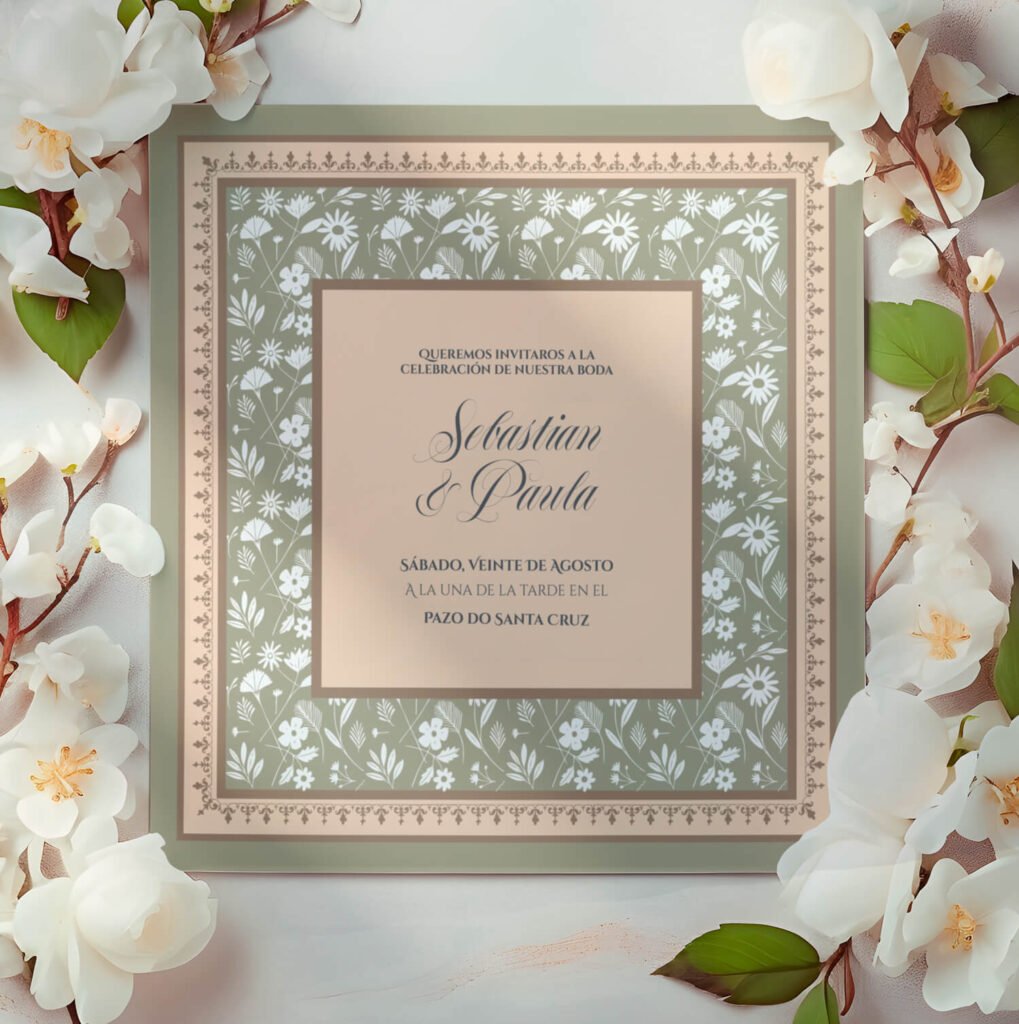 Invitaciones de boda personal y acabados premium
