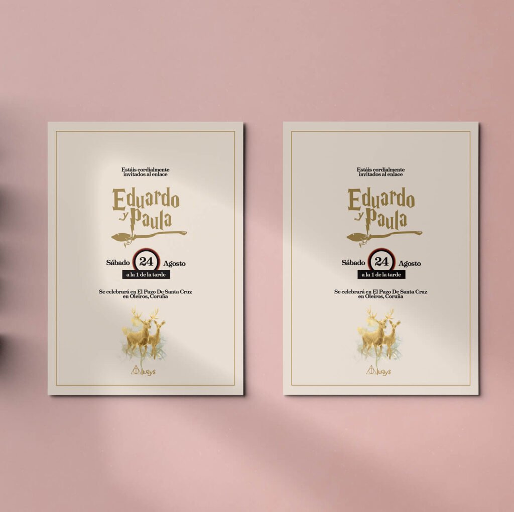 Invitaciones de boda personalizadas con diseño artesanal y acabados premium