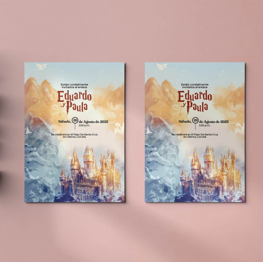 Invitaciones de boda personalizadas con diseño artesanal y acabados premium