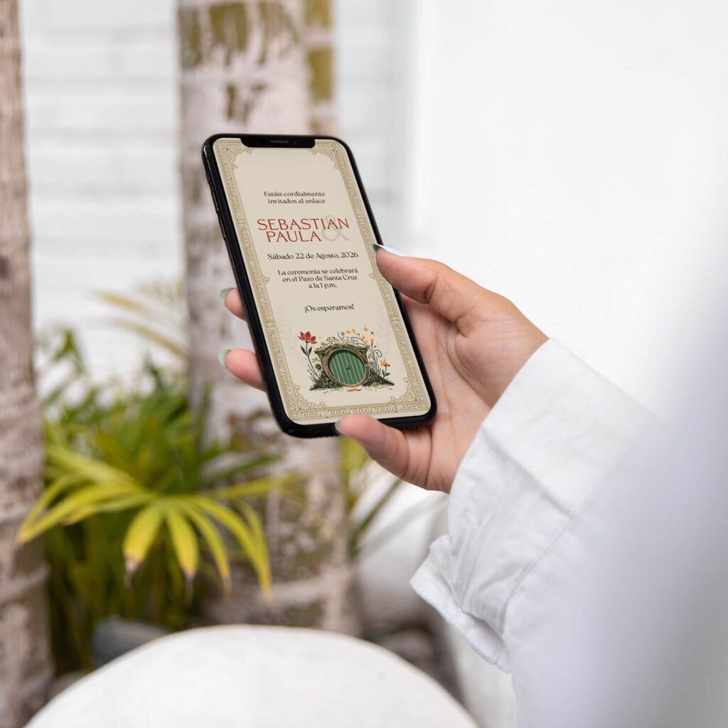 Invitaciones de boda personalizadas con diseño artesanal y acabados premium