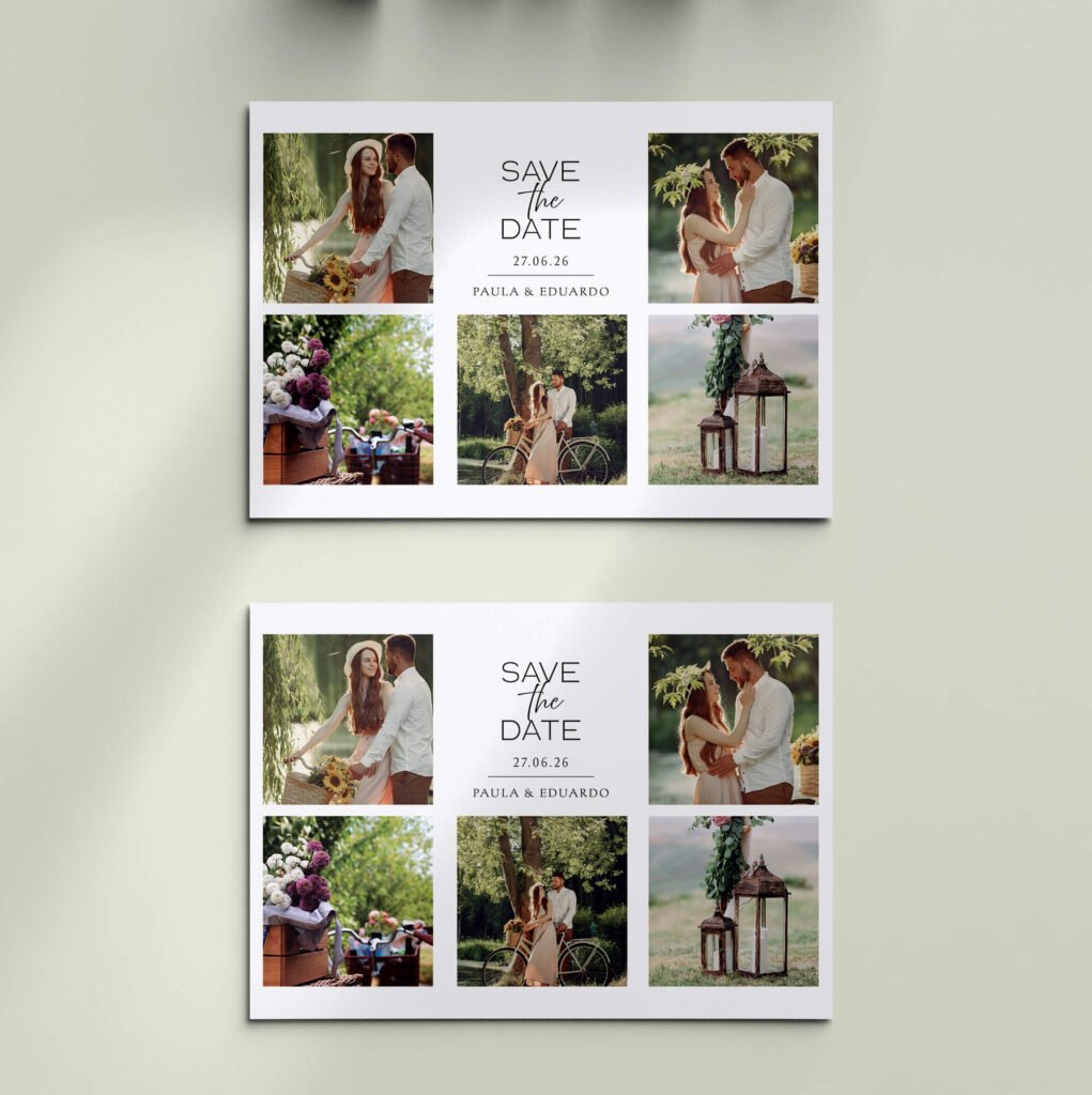 Invitaciones de boda personalizadas con diseño artesanal y acabados premium