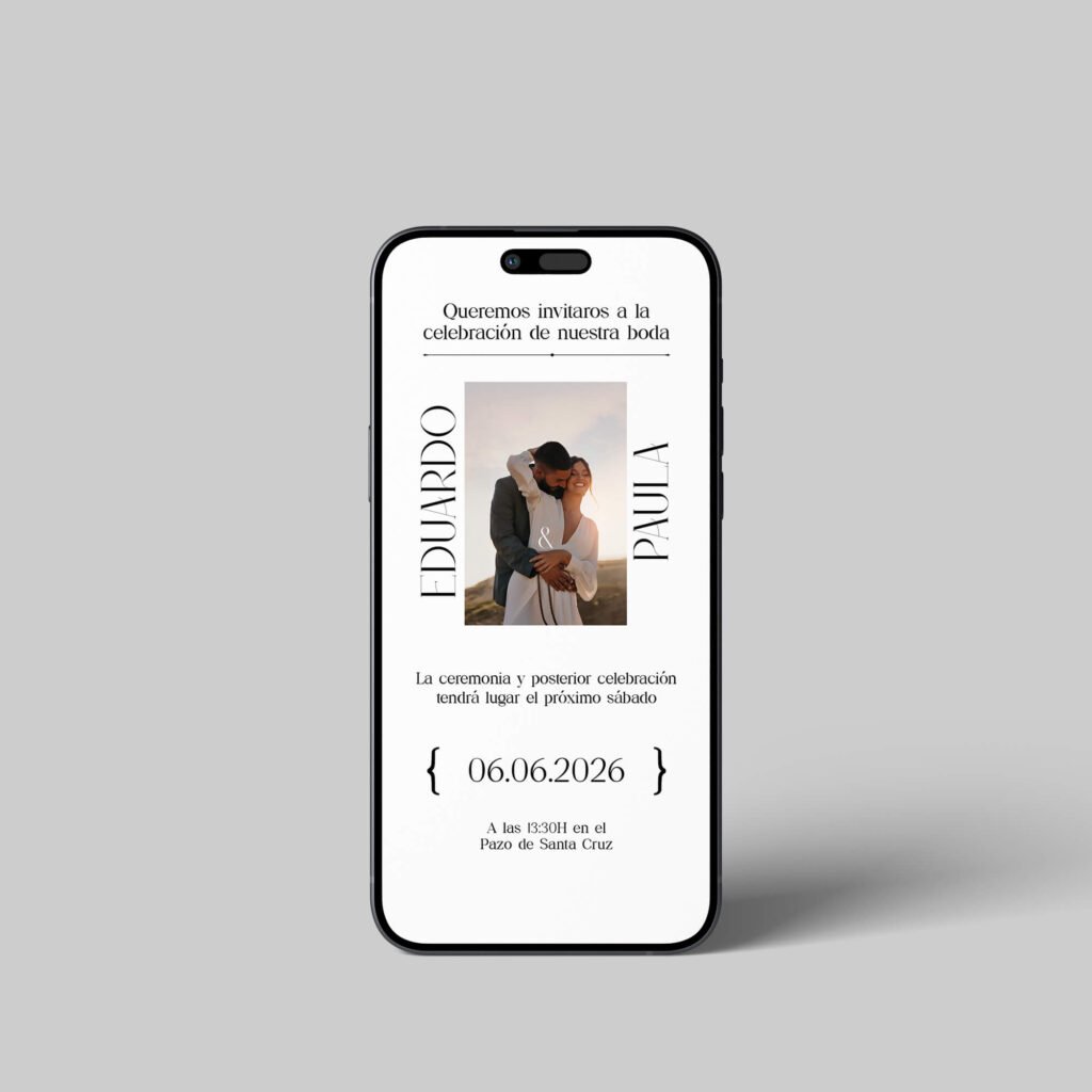 Invitaciones de boda personalizadas con diseño artesanal y acabados premium