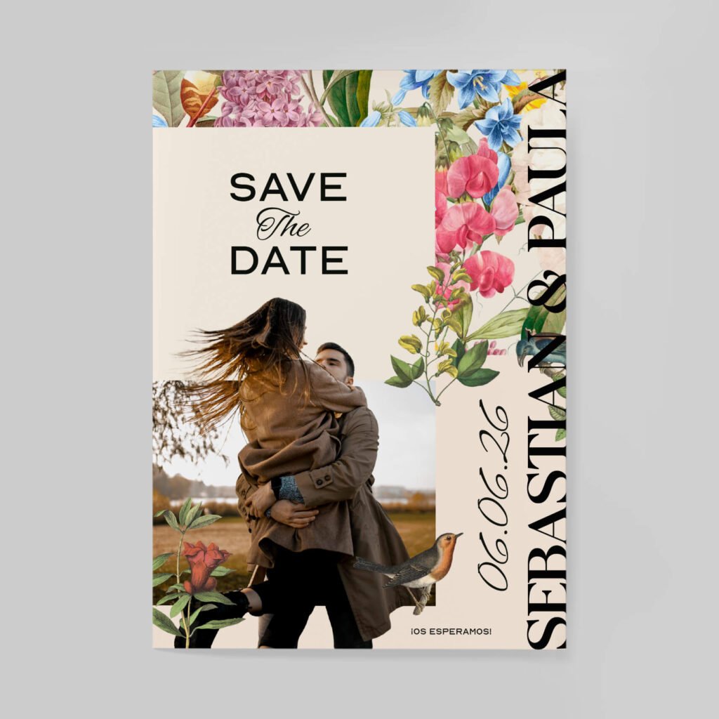 Invitaciones de boda personalizadas con diseño artesanal y acabados premium