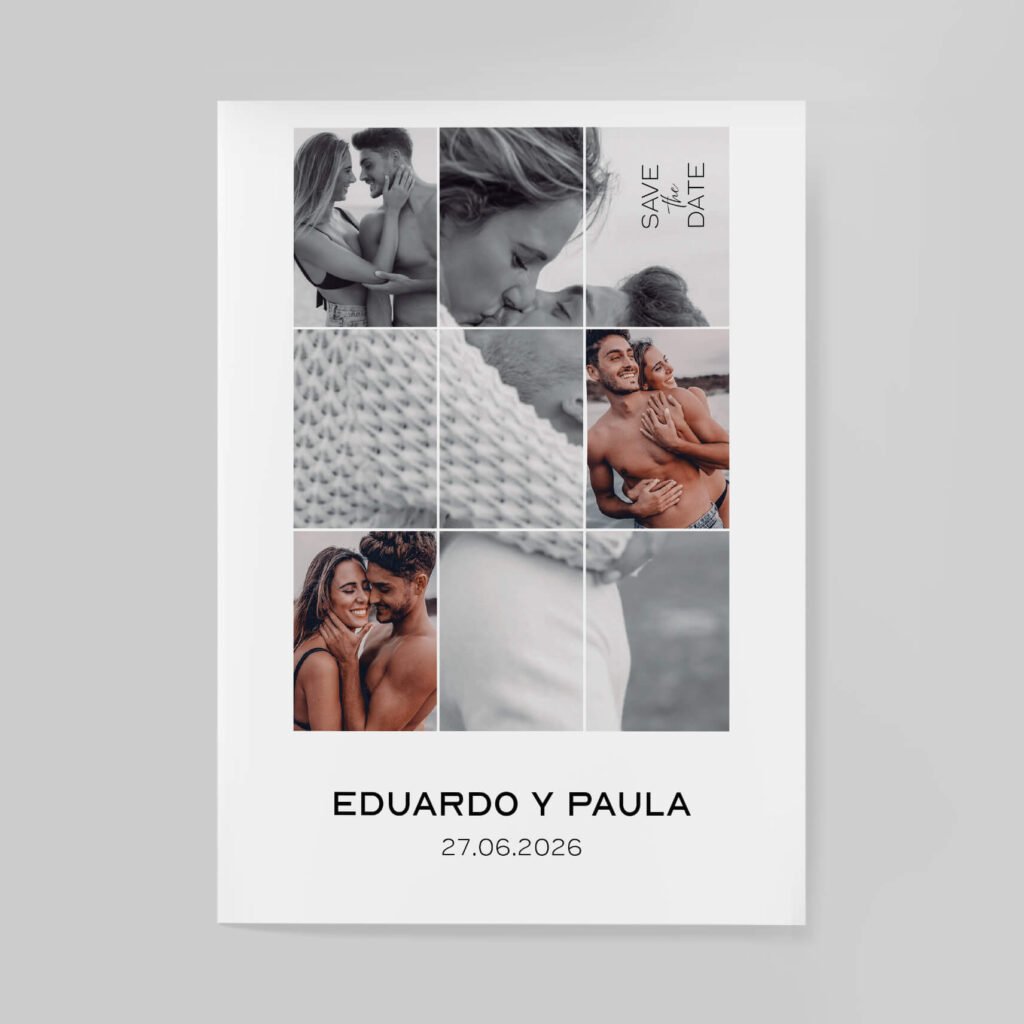 Invitaciones de boda personalizadas con diseño artesanal y acabados premium