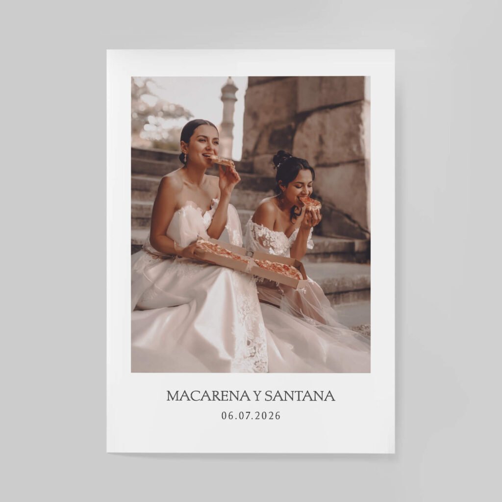 Invitaciones de boda personalizadas con diseño artesanal y acabados premium