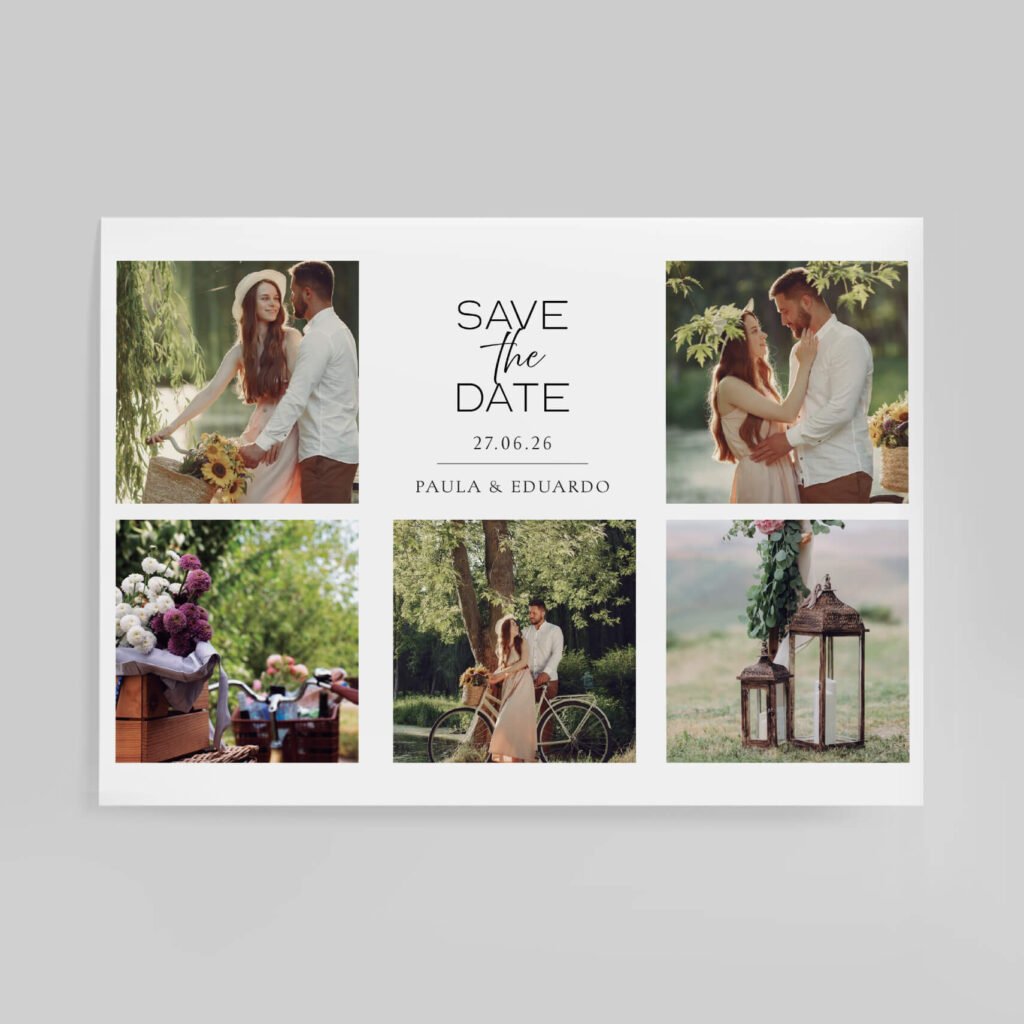 Invitaciones de boda personalizadas con diseño artesanal y acabados premium